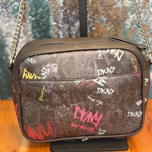 DKNY Graffiti Crossbody!